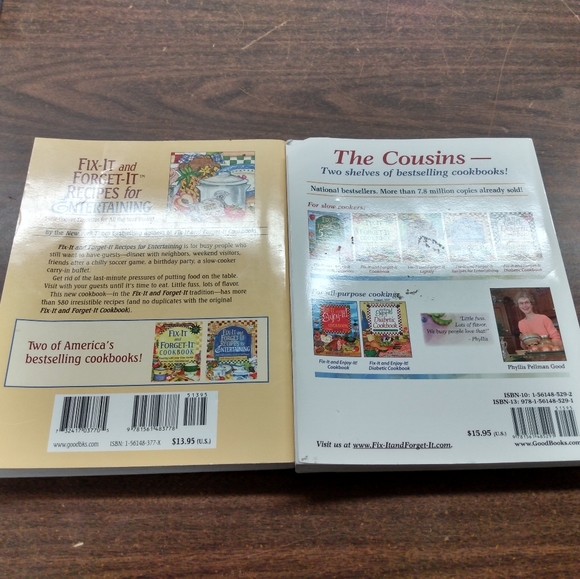 Bundle of 2 Fix it and Forget it cookbooks - Picture 3 of 4